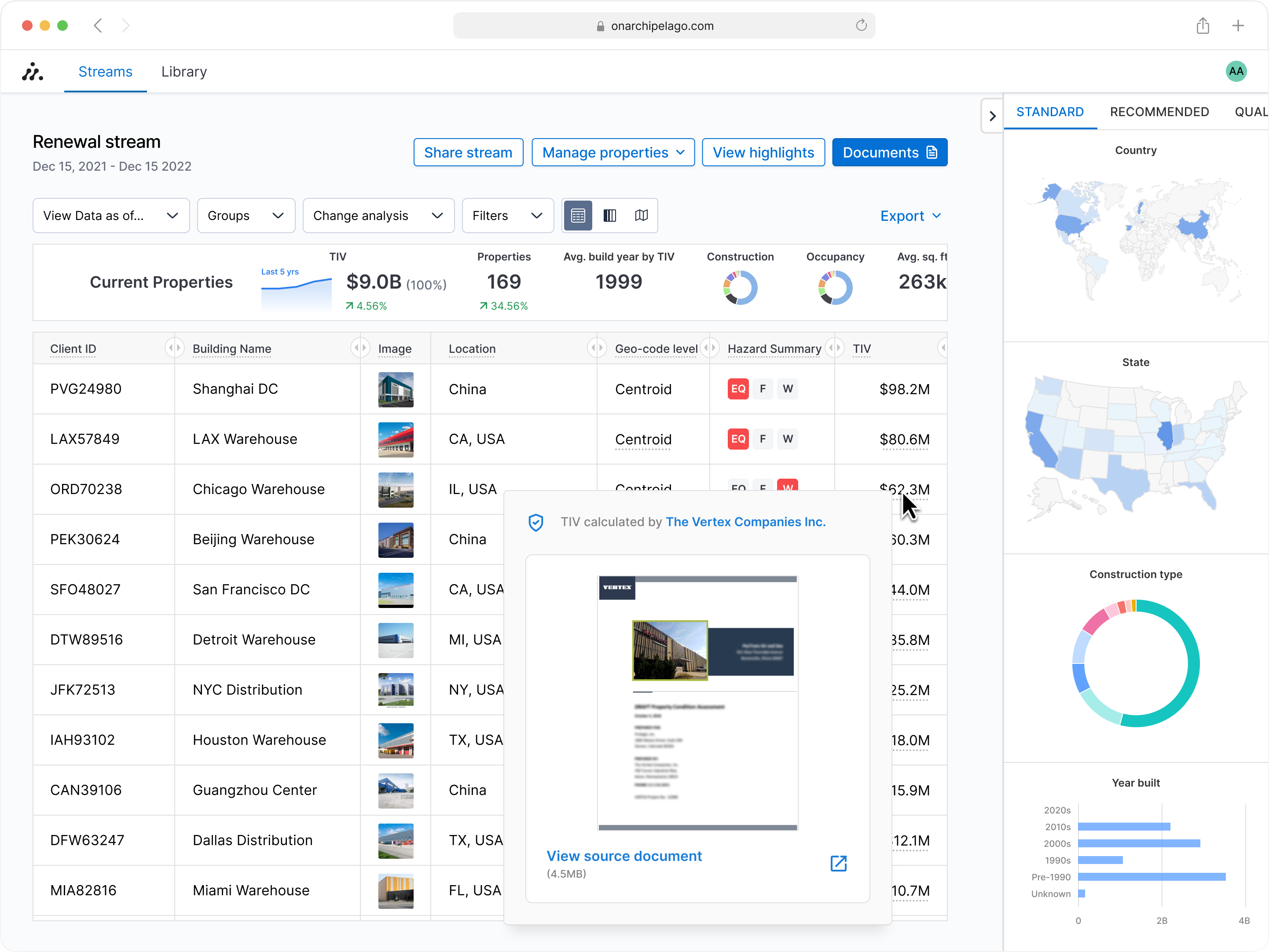 Trust through transparency: hovering reveals document sources, making data provenance immediately accessible without hiding complexity